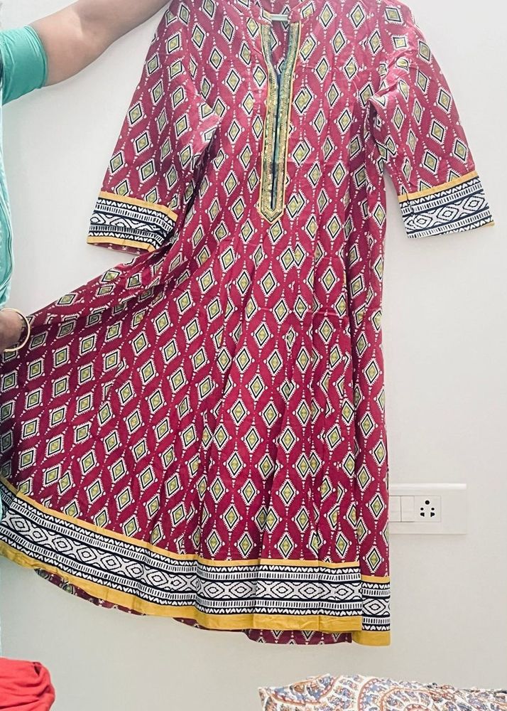 L Size Anarkali Kurta