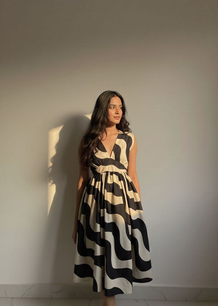 Chic Patterned Dress