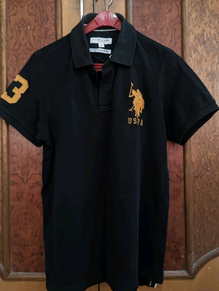 Authentic Black U.S. Polo T-shirt