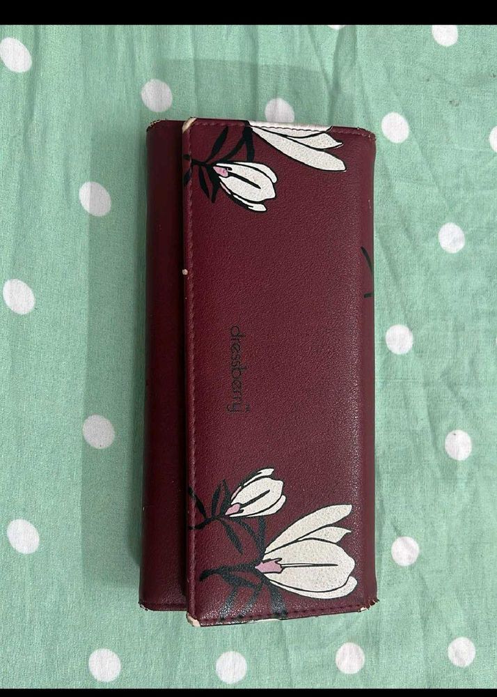 Floral Print Wallet
