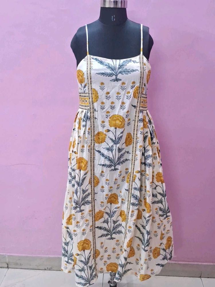 Floral Print Midi Dress