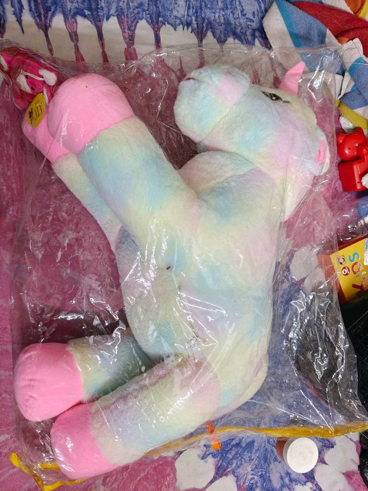 Rainbow Unicorn Plush Toy Big Size Never Used
