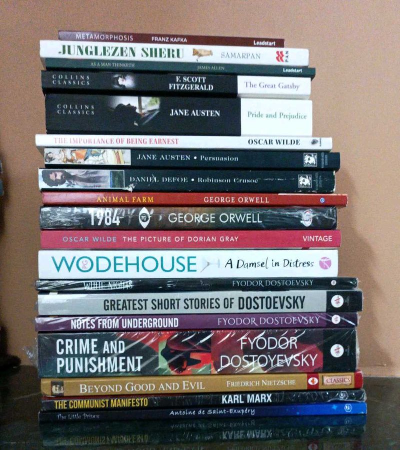 Classic Literature 19 Books Collection