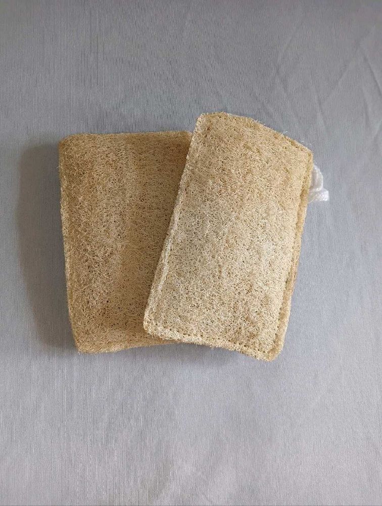 🧖‍♀️Set of Two – Natural Loofah Bath Scrub