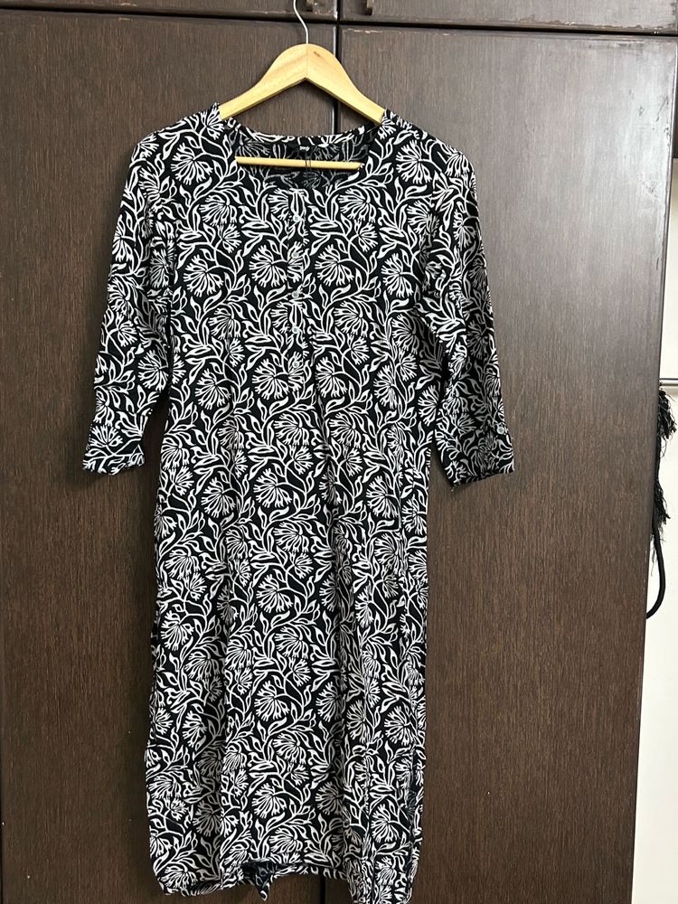 Floral Print Kurta