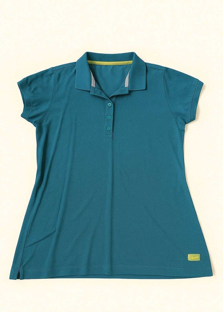 Collared Blue T-Shirt