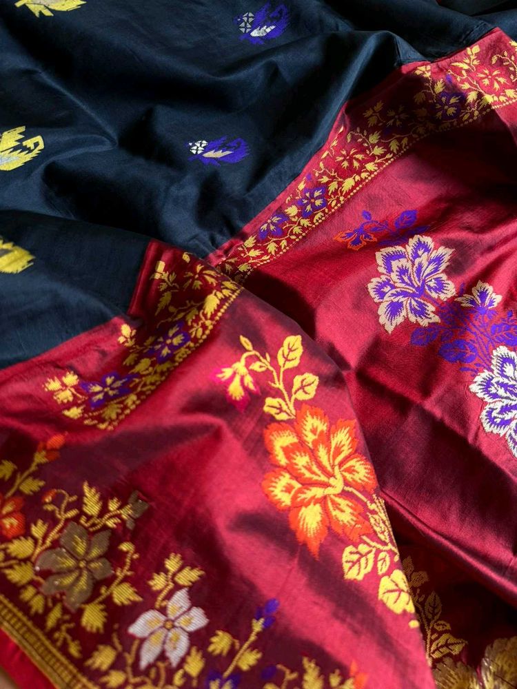 Pure Mulberry Silk Royal Saree