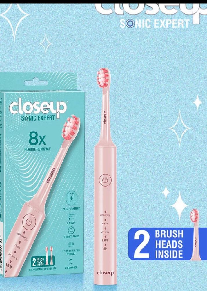 Closeup Sonic Expert Toothbrush