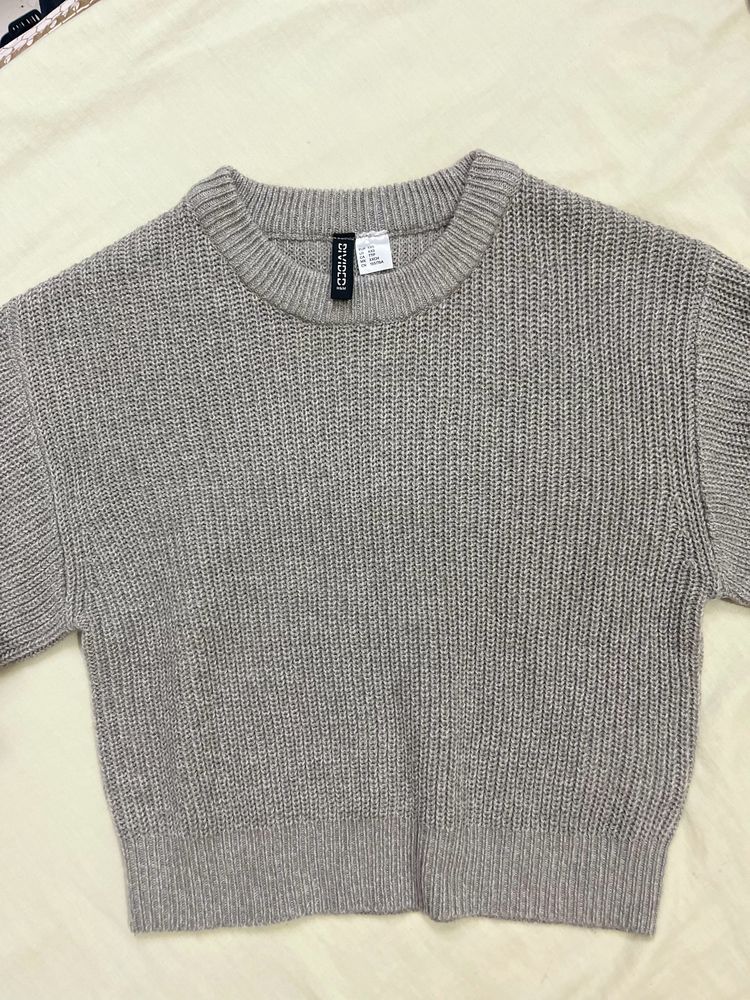 Crop Knitted Sweater