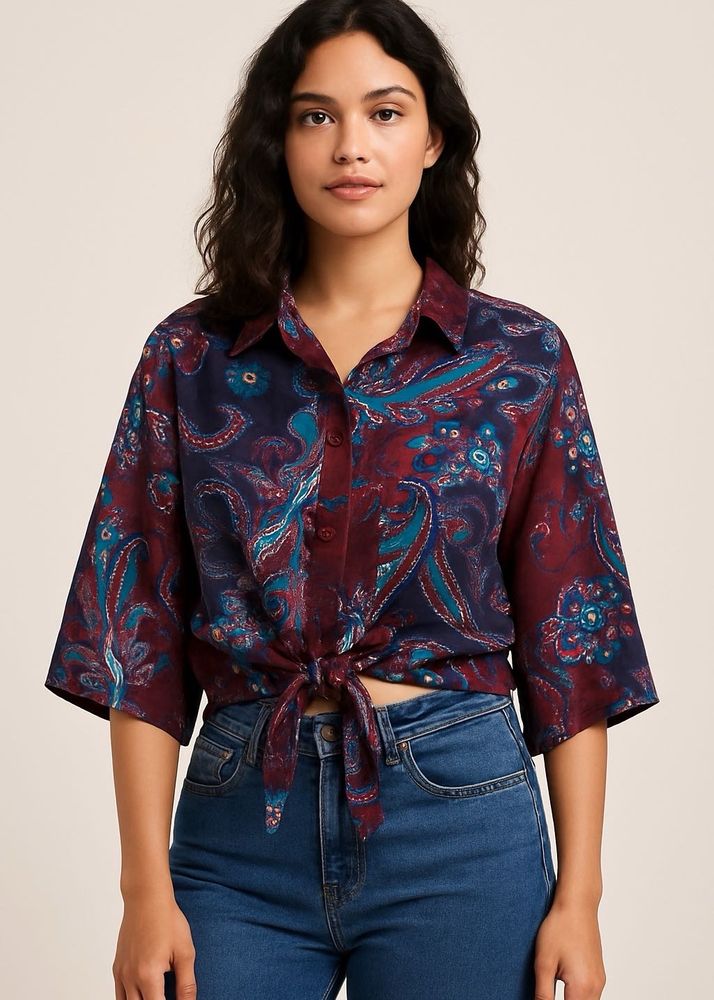 ELEGANT PRINTED SHIRT FOR WOMEN