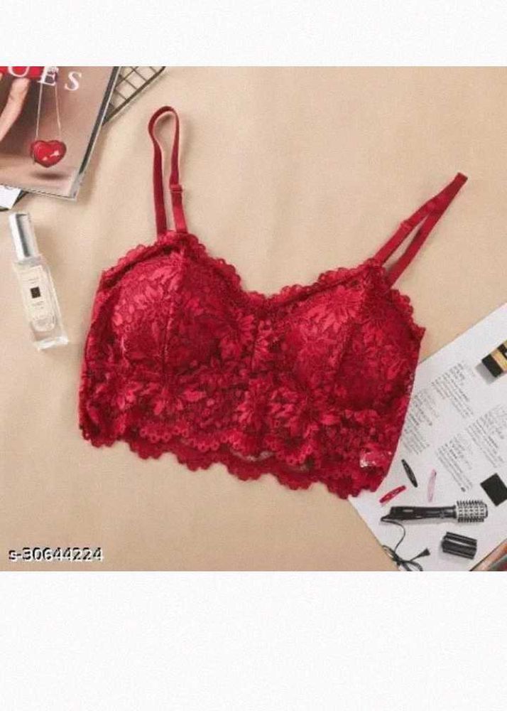 Red Lace Bralette