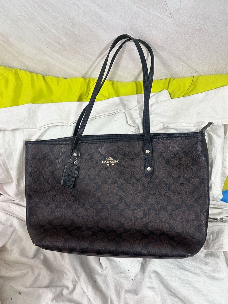 Coach Signature Tote Bag