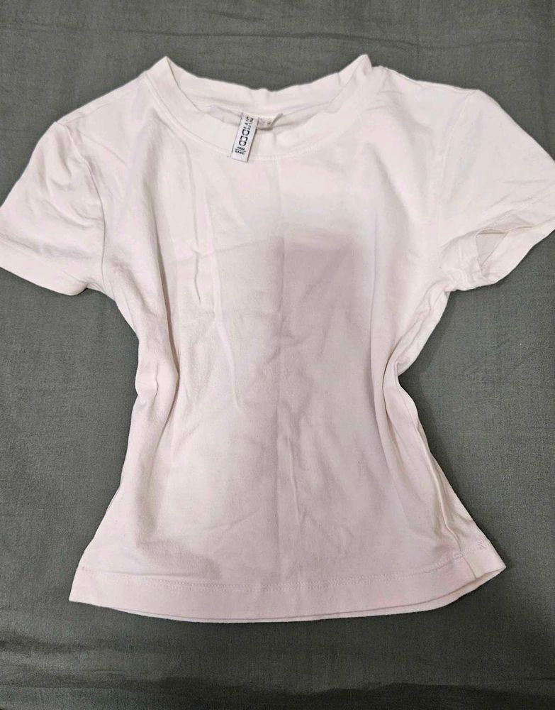White H&amp;M T-Shirt