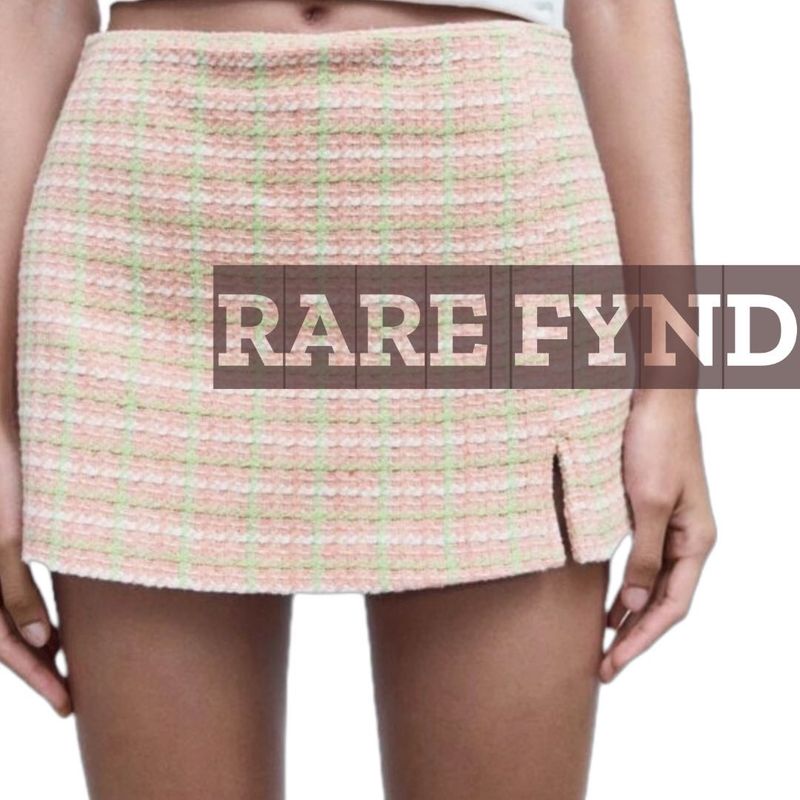 ZARA Checkered Skort