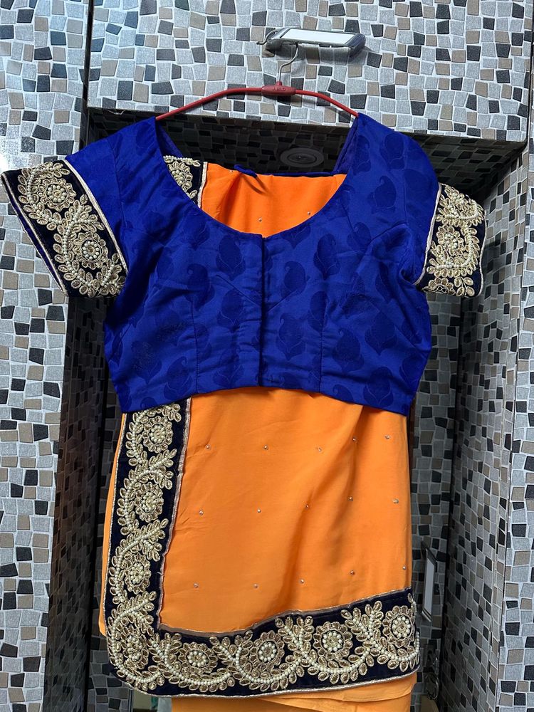 Heavy Saree With Blouse