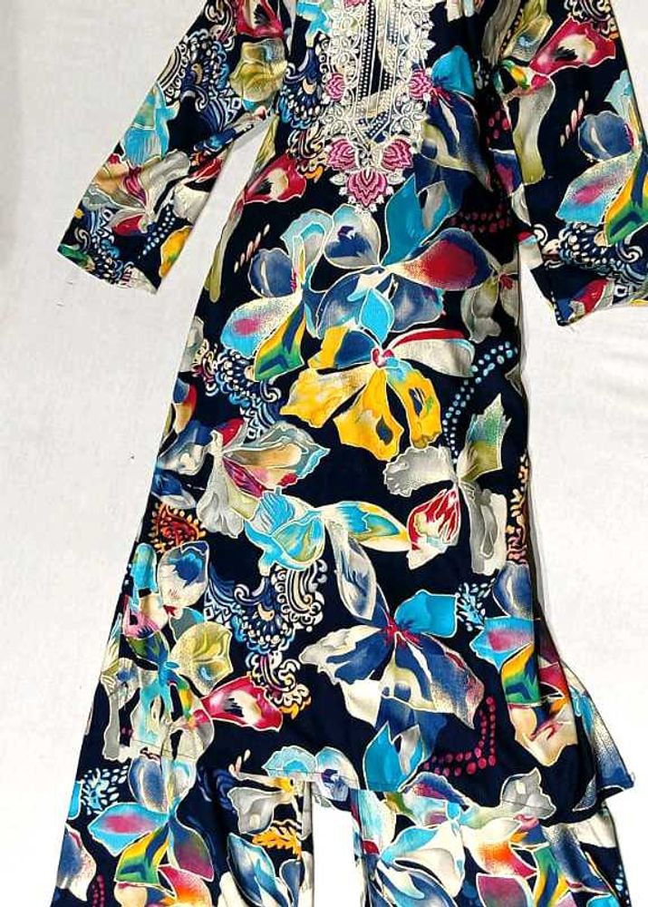 Floral Print Pant Set