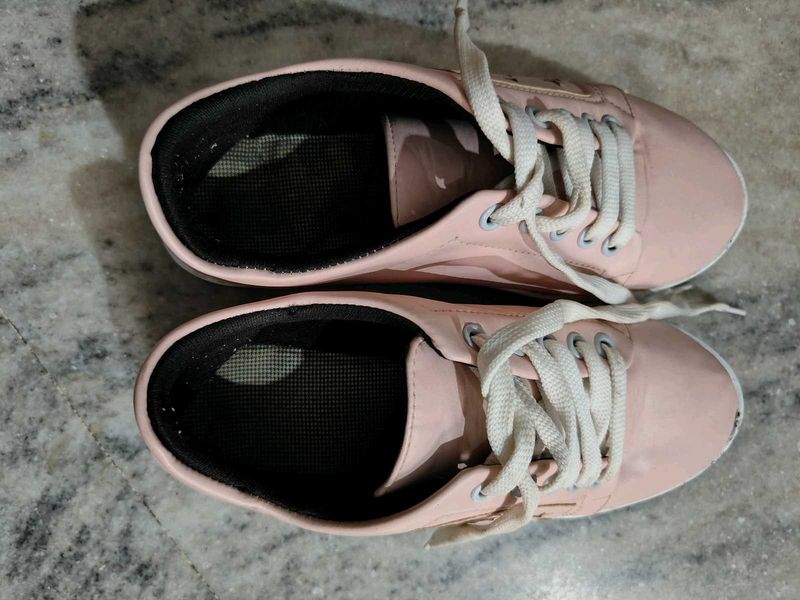 Pink Casual Sneakers