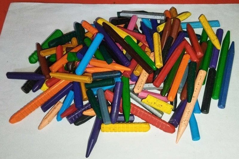 Used Plastic crayons