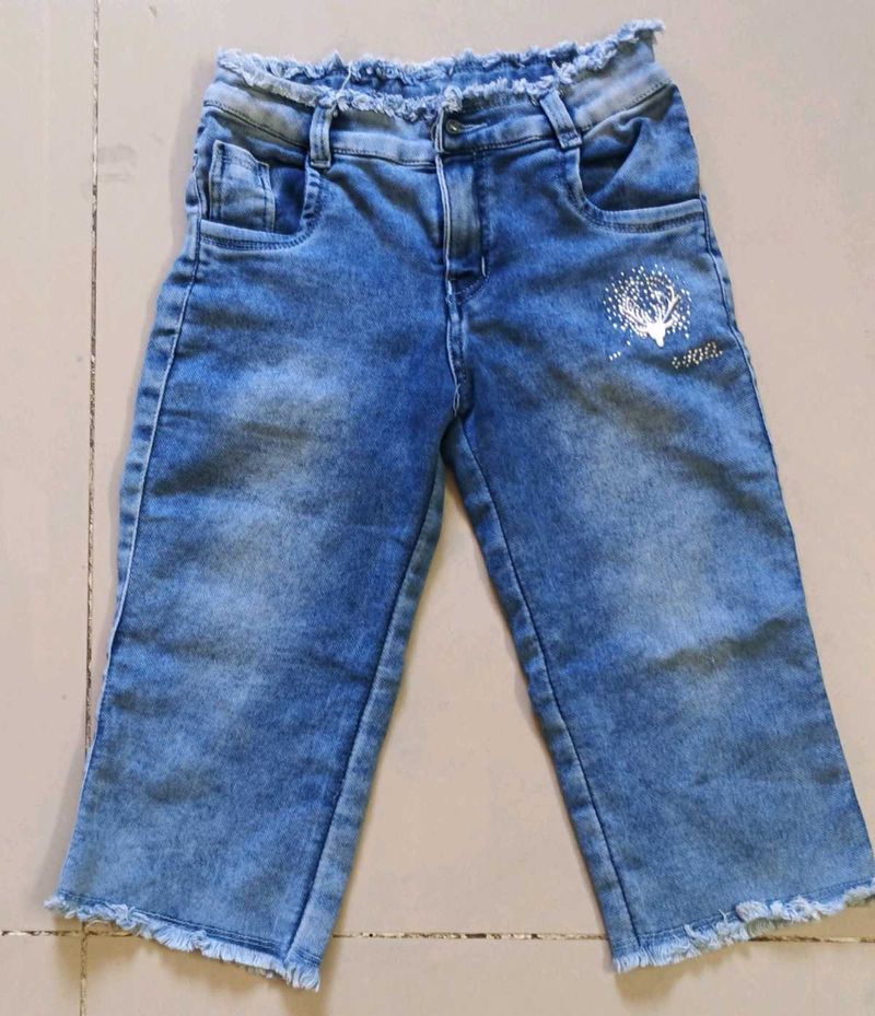 Girl&#39;s Denim Jeans
