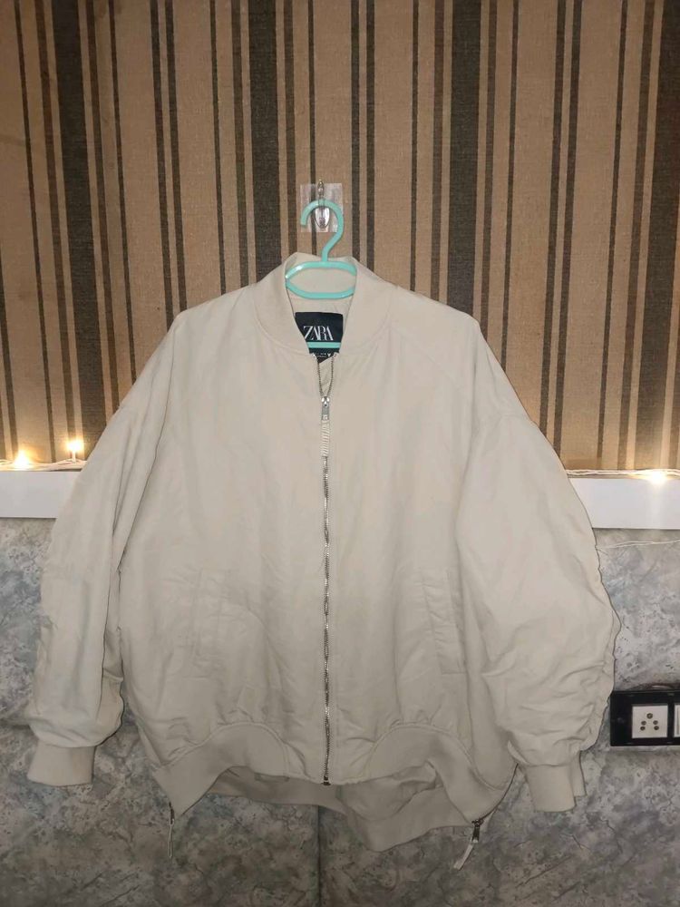 Zara oversized Bomber Jacket