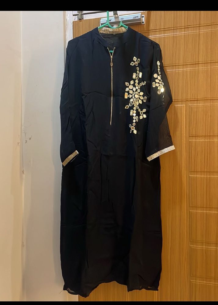 Elegant Black Kurta