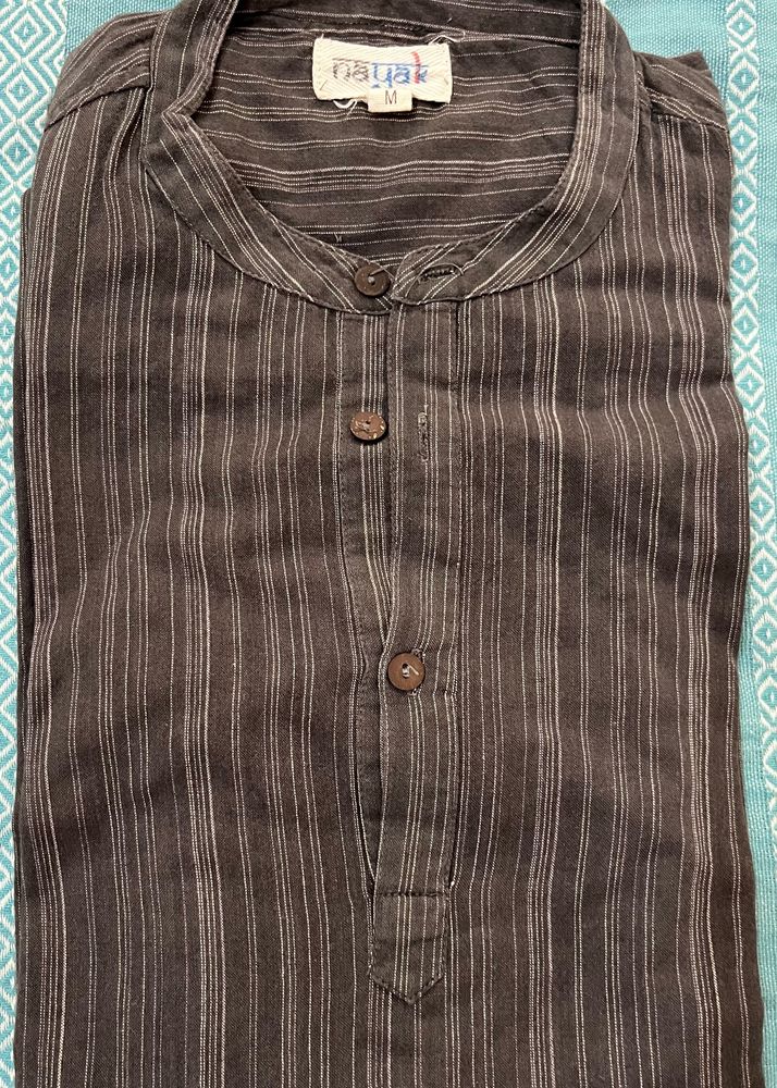 Short Cotton Kurta For Men