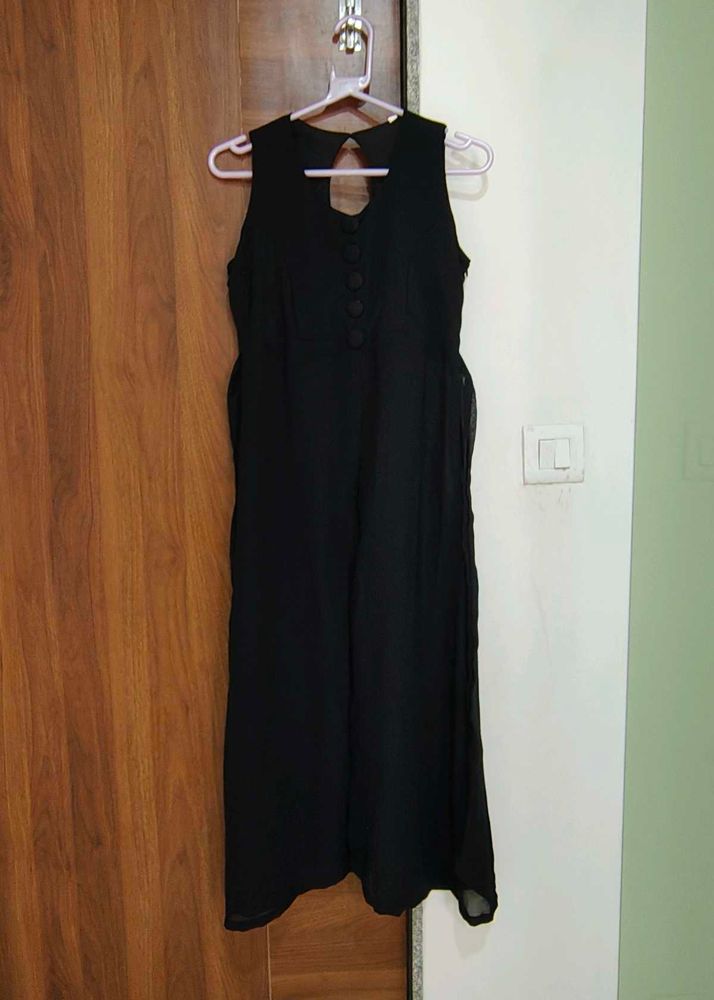 Black Sleeveless Kurti (Size 34)