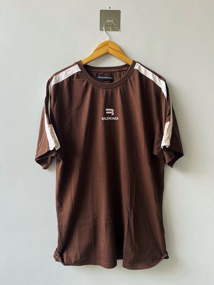 Balenciaga Brown Tee