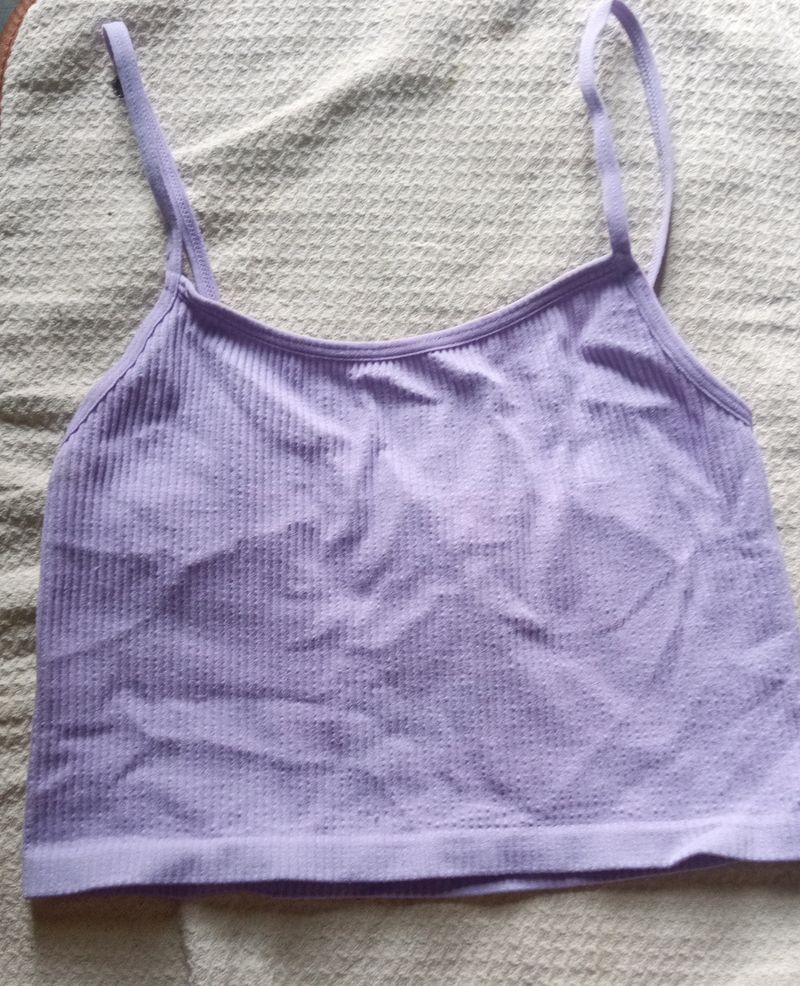Lavander Crop Top Cum Undershirt