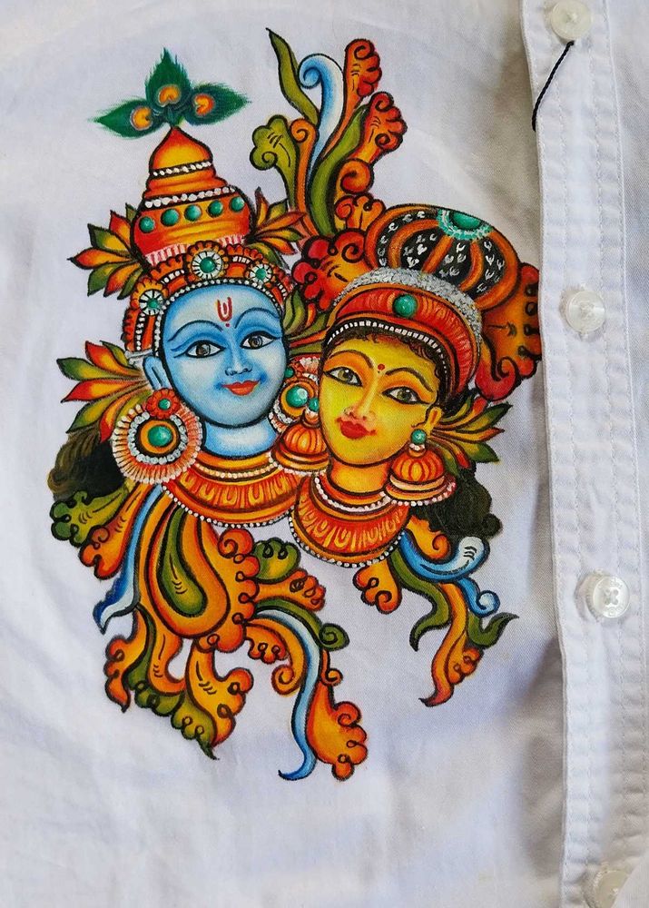 Mural Painting (Radha Krishna )shirts Available
