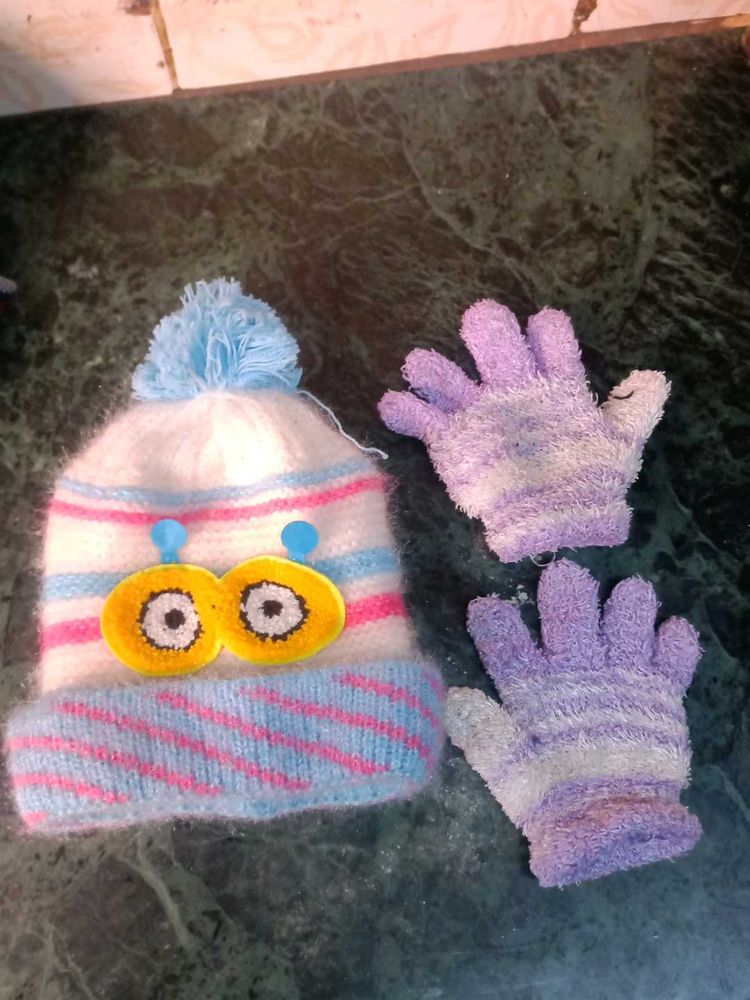 Baby Ka cap and gloves