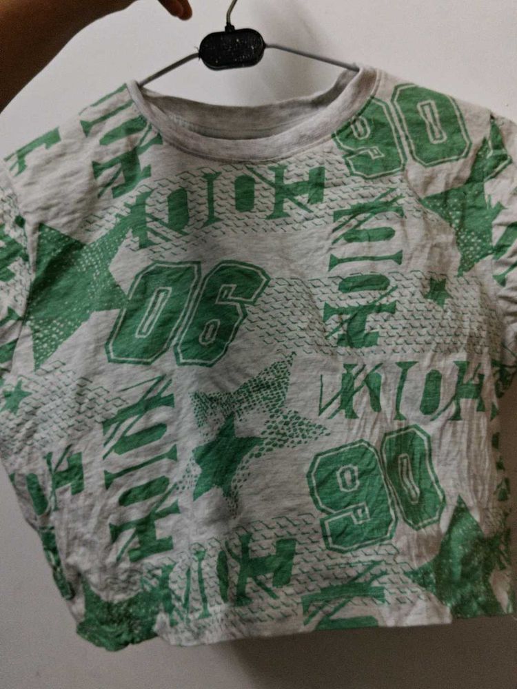 Y2k green chic top