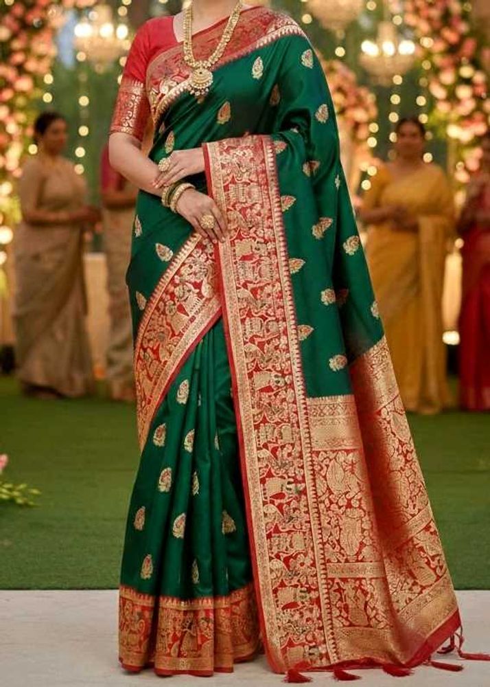 Pure Silk Traditional Baluchari Saree