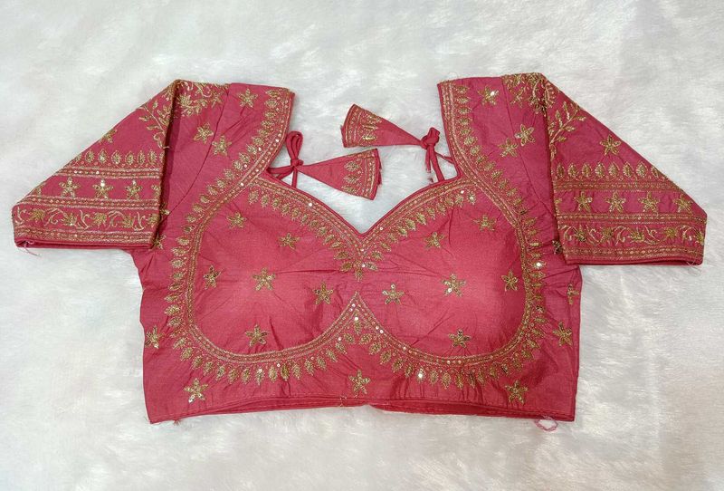Sabyasachi Dark Pink Blouse