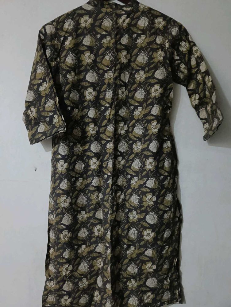 Floral Print Kurta
