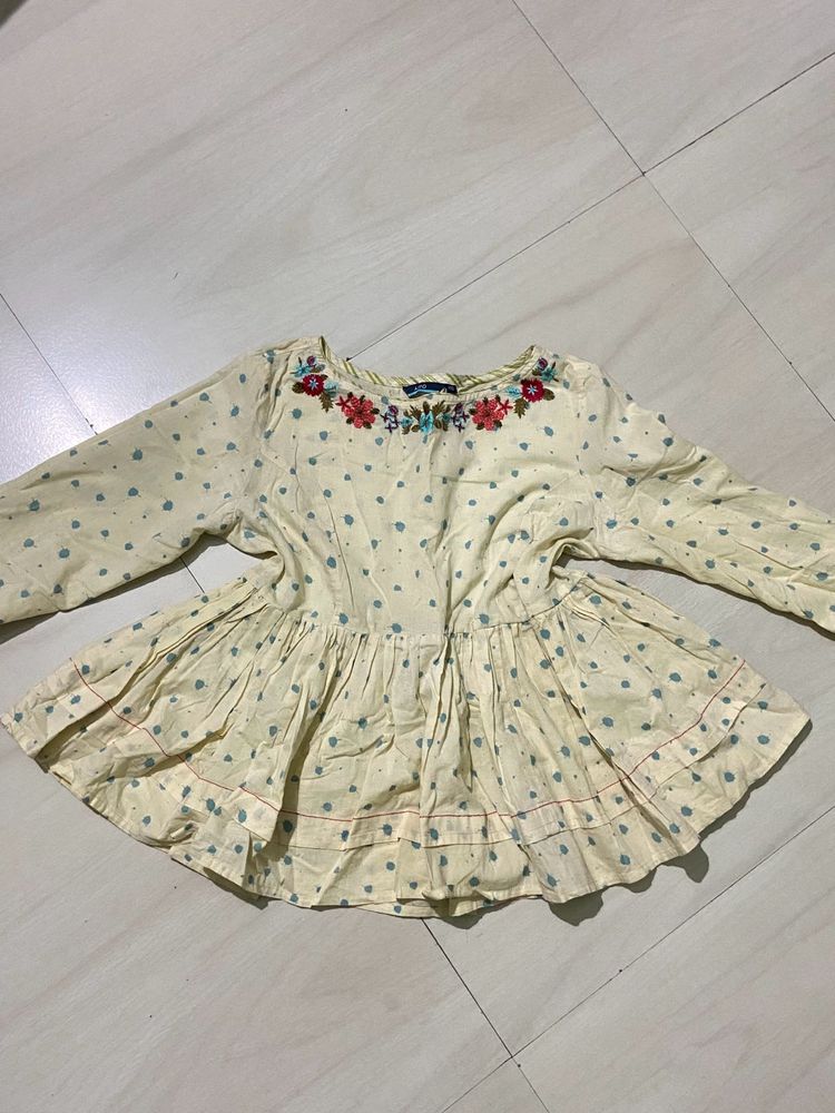 Butter Yellow Cotton Tops