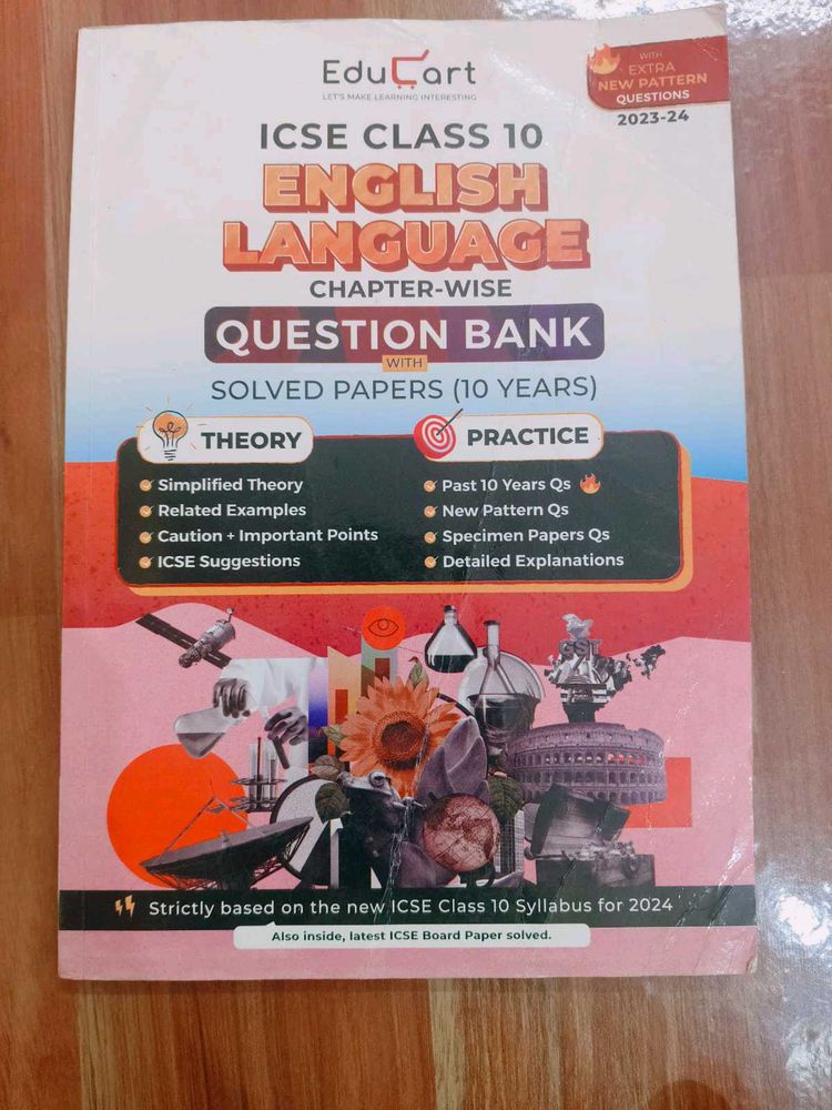 ICSE 10 Class Educart English Language Ques Bank