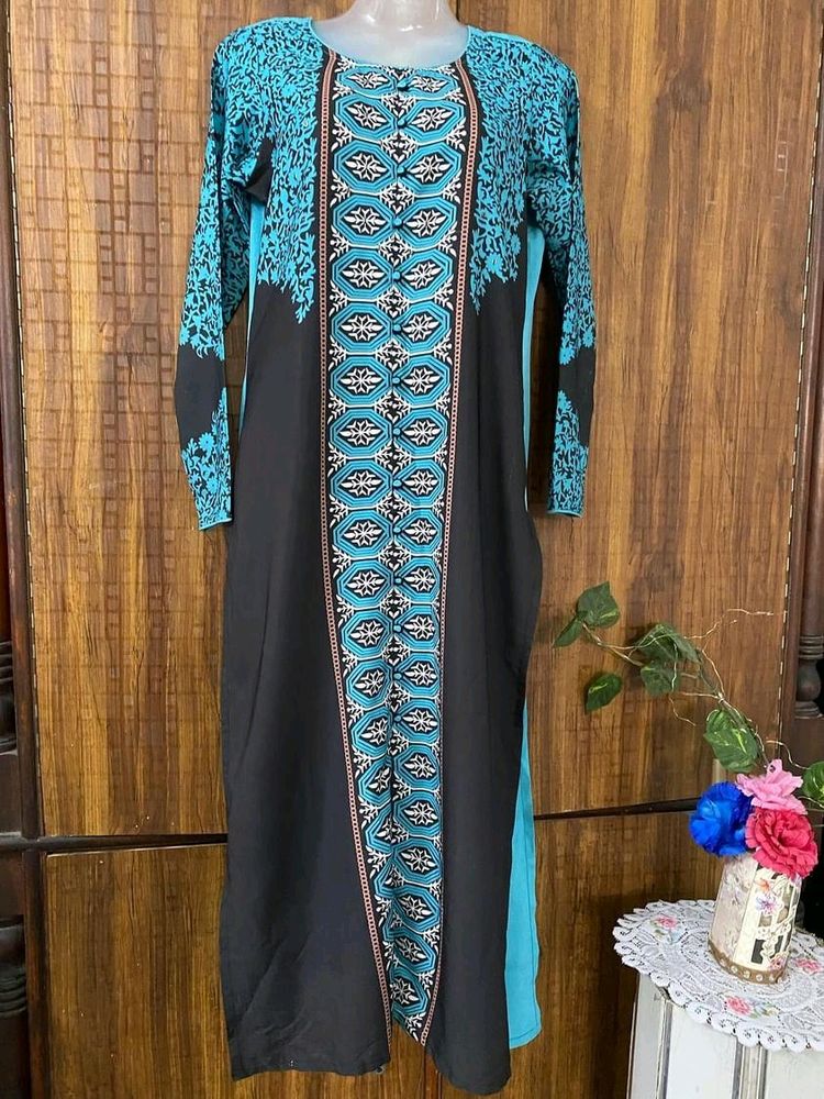 Digital Printed Crepe Kurta