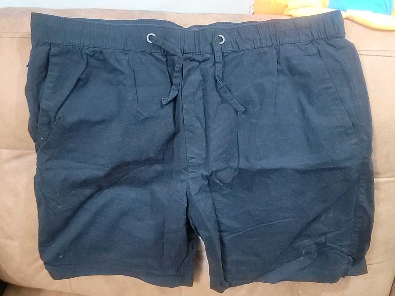 Men's Casual Black Shorts