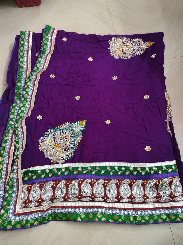 Party Wear Saree With Blouse