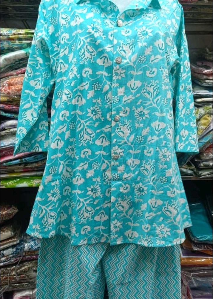 Floral Print Cord Set