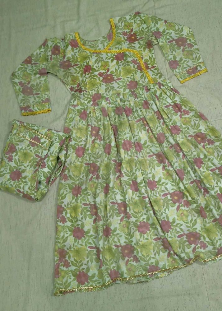 Printed frock Set