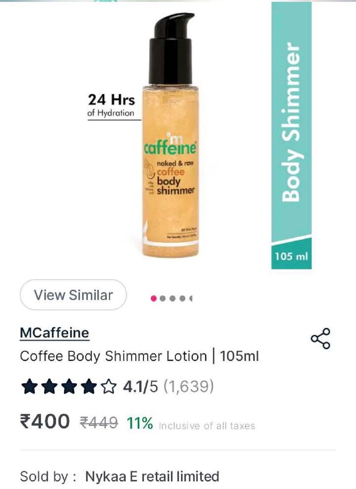Coffee Body Shimmer