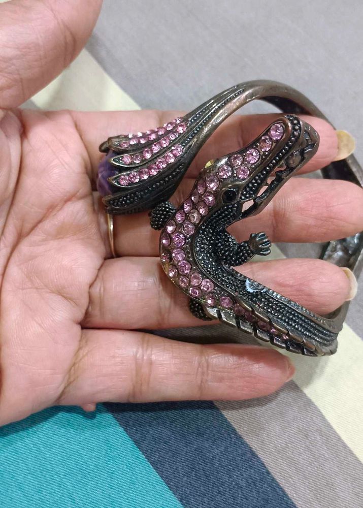 Crocodile Bangle Bracelet