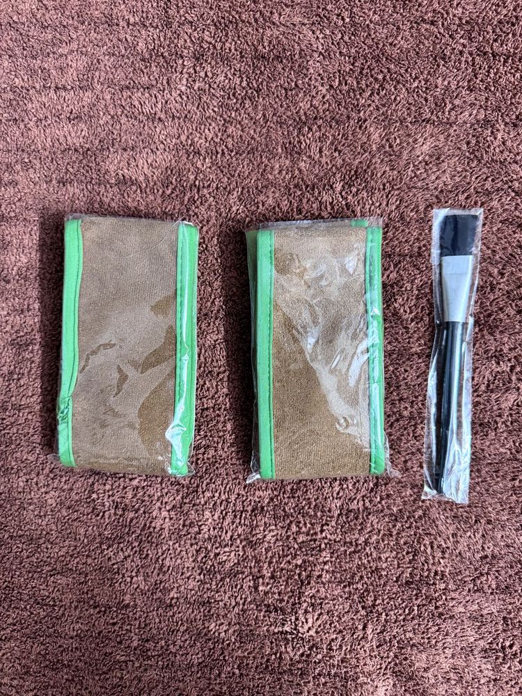 Spa Headbands &amp; Face Applicator Brush Set