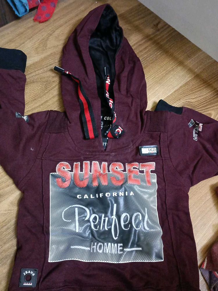 Boys Printed Hoodie