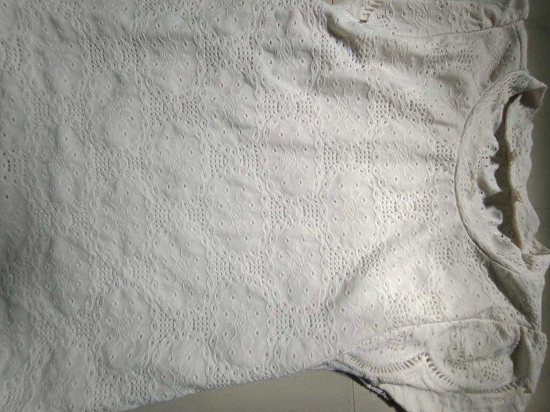 White Eyelet Blouse