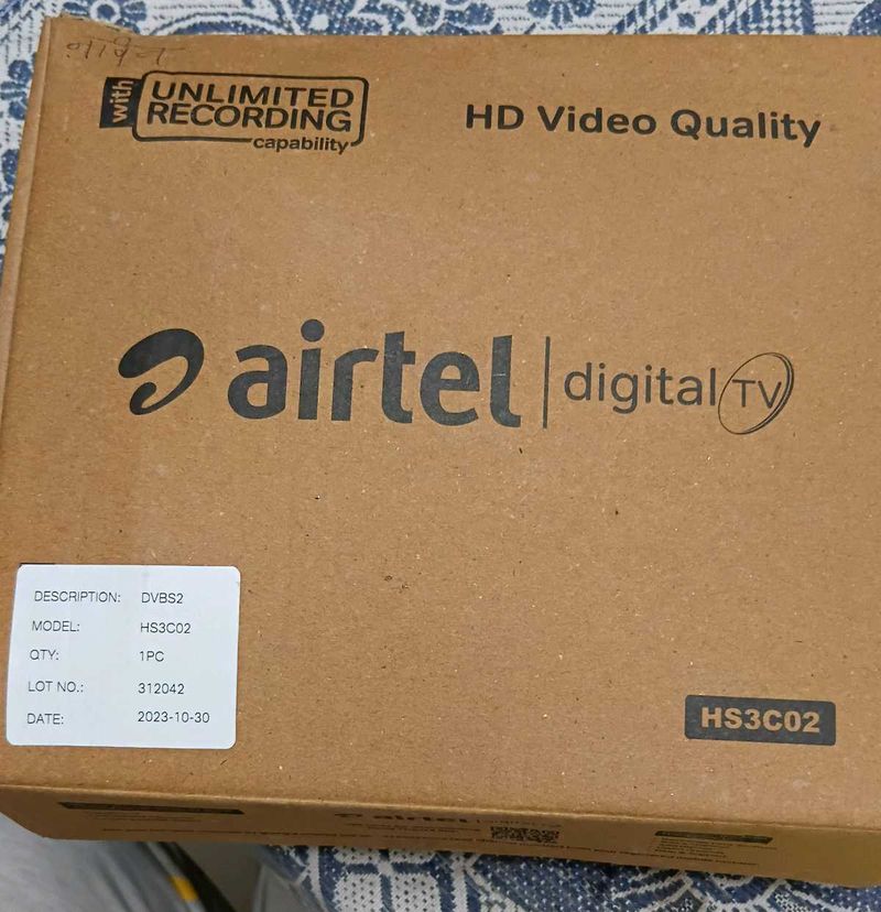 Airtel Set Top Box Adaptor And Cable Combo