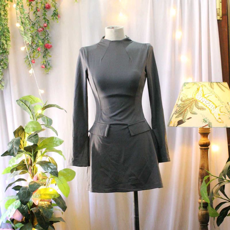 Grey Mini Dress