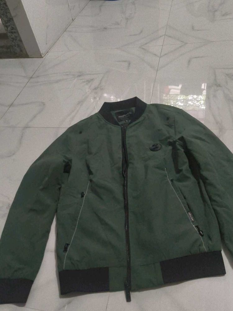 Green Bomber Jacket